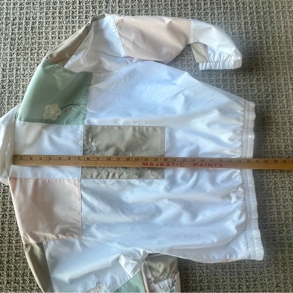 VINTAGE 90’S KORET FRANCISCA PASTEL FLORAL COLORBLOCK JACKET SIZE L NEW - Picture 10 of 14